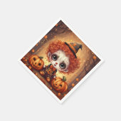 Kleine Halloween Clown 1 Servet (Hoek)