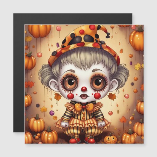 Kleine Halloween-clown 2 (Voorkant / Achterkant)