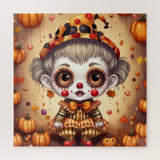 Kleine Halloween Clown 2 Legpuzzel (Verticaal)