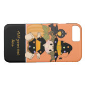 Kleine Halloween heks met oranje zwarte jurk Case-Mate iPhone Case (Achterkant (Horizontaal))