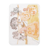 Kleine Halloween Magneet (Verticaal)