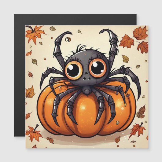 Kleine Halloween Spider (Voorkant / Achterkant)