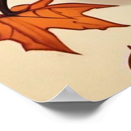 Kleine Halloween Spider Poster (Hoek)