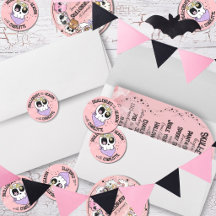 Kleine Halloween-sticker enveloppen/zakken/dozen v
