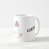 Kleine hamster Hot Drinken op maat Koffiemok (Voorkant rechts)