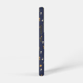 Kleine handbediende bloemen samsung galaxy hoesje (Rechterkant)