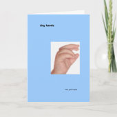 Kleine handen aankondiging (Voorkant)