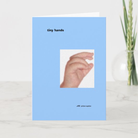 Kleine handen aankondiging (Voorkant)