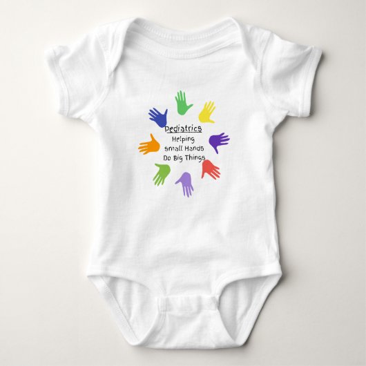 Kleine Handen Een stuk baby bodysuit (Voorkant)