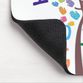 Kleine handen helpen grote dingen te doen - kinder muismat (Hoek)