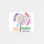 Kleine handen helpen grote dingen te doen - kinder post-it® notes (Voorkant)