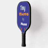 Kleine Handjes Grote Troep Kinderkunst Pickleball Paddle (Links)