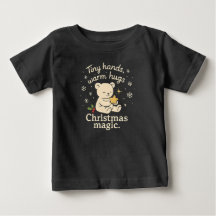 Kleine Handjes, Warme Knuffels, Kerstmagie Baby T-
