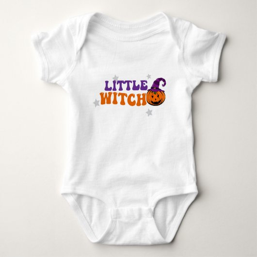 kleine hapjesbrij halloween romper (Voorkant)