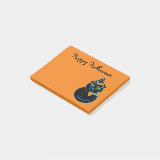 Kleine Happy Halloween Post Het merkt op Post-it® Notes (Schuin)