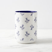 Kleine harebells - Hongaarse blauwakleurige folkve Tweekleurige Koffiemok (Center)