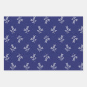 Kleine harebells - Hongaarse Blauwkleurige Folk Ar Inpakpapier Vel (Voorkant)