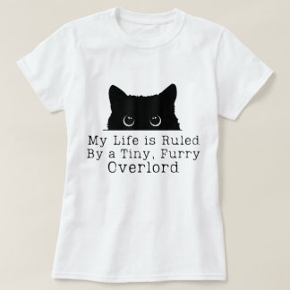 Kleine Harige Heerser Kat Humor T-shirt
