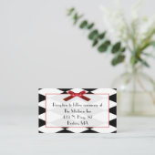 Kleine Harlekijn Trouwbehuizingskaarten Informatiekaartje (Staand voorkant)