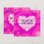 Kleine Hartcompartimenten Feestdagenkaart (Voorkant / Achterkant)