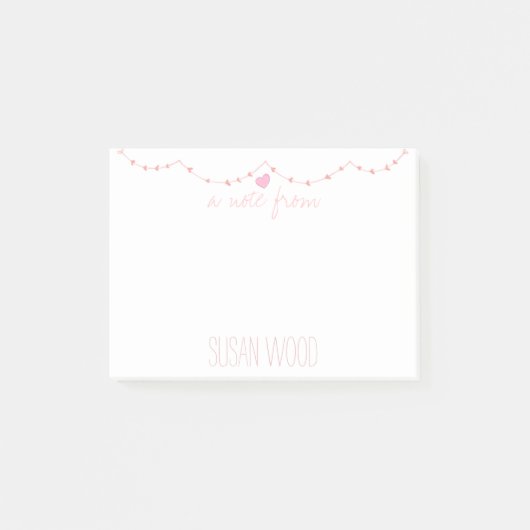 Kleine harten Aangepast Post-it® notes (Voorkant)