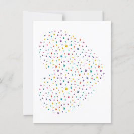 Kleine harten - Aquarelle Briefkaart
