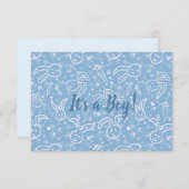 Kleine harten en Bunnies - transparant patroon. Aankondiging (Voorkant / Achterkant)