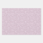 Kleine harten en Bunnies - transparant patroon. Inpakpapier Vel (Voorkant 2)