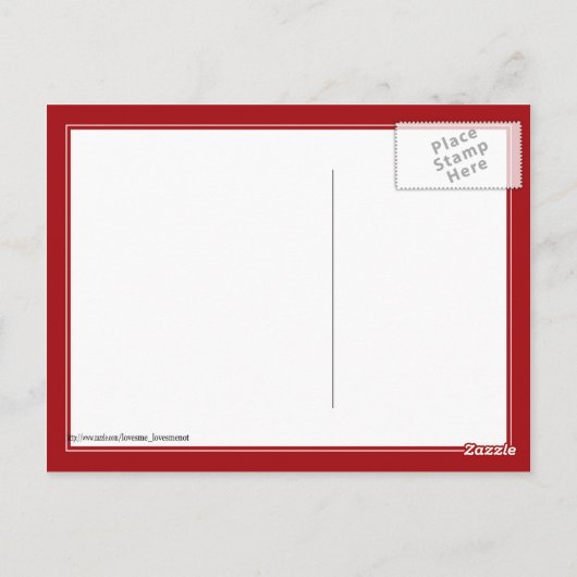 Kleine harten - Ik Miss U Briefkaart (Achterkant)