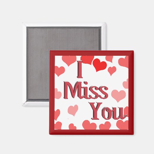 Kleine harten - Ik Miss U Magneet (Voorkant / Achterkant)