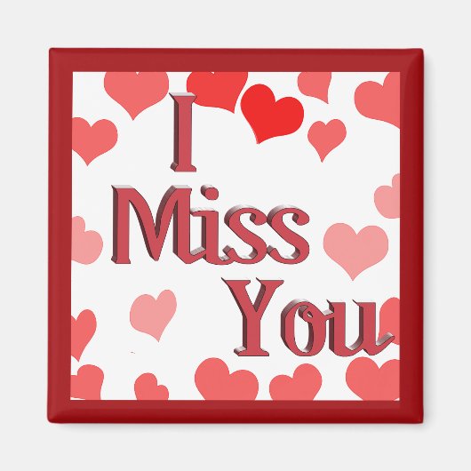 Kleine harten - Ik Miss U Magneet (Voorkant)