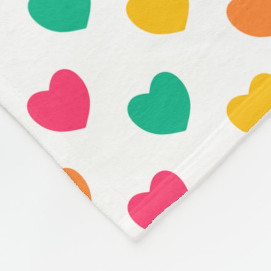 Kleine Harten | LH-06 | Fleece Deken (Hoek)