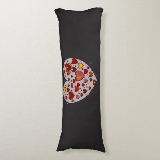 Kleine harten lichaamskussen (Voorkant Verticaal)