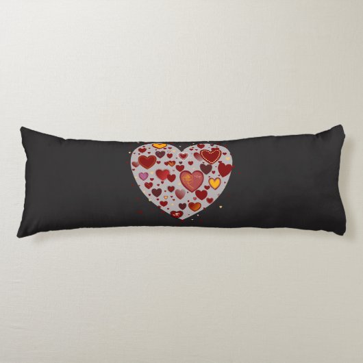 Kleine harten lichaamskussen (Voorkant)