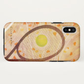 Kleine harten op tennisbaan tennis meisje Case-Mate iPhone case (Achterkant (horizontaal))