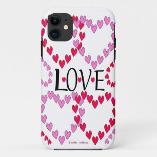 Kleine harten Roze rode klep Case-Mate iPhone Case