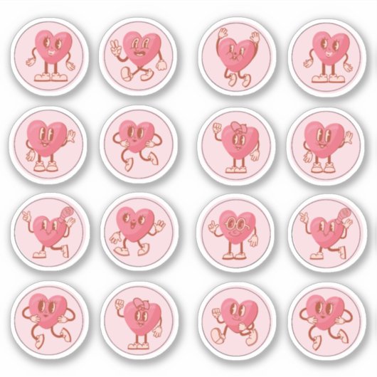 Kleine harten sticker (Voorkant)