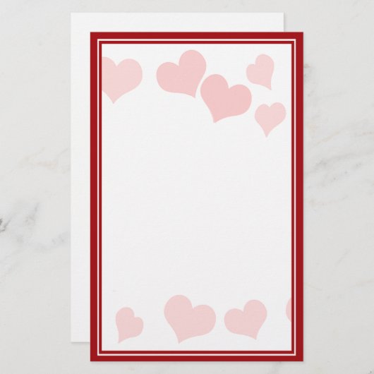 Kleine harten - Voeg je bericht toe Briefpapier (Voorkant / Achterkant)