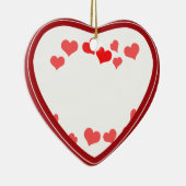 Kleine harten - Voeg je bericht toe Keramisch Ornament (Rechts)