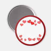 Kleine harten - Voeg je bericht toe Magneet (Voorkant / Achterkant)