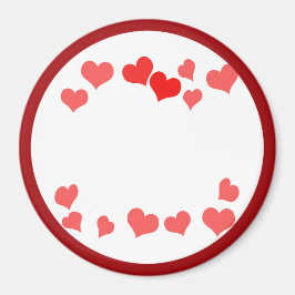 Kleine harten - Voeg je bericht toe Magneet