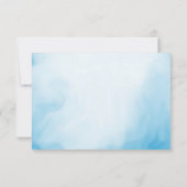 Kleine Hatchling Zee Schildpad Baby shower Dank u Bedankkaart (Achterkant)