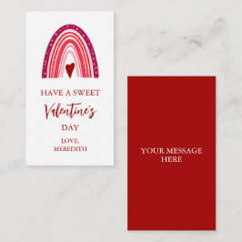 Kleine Heb een fijne Valentijnsdag Kids Class Notitiekaartje