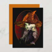 Kleine heks briefkaart (Voorkant / Achterkant)