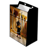 Kleine heks die een kamer kiest medium cadeauzakje (Voorkant Gekanteld)