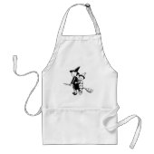 Kleine heks en clown standaard schort (Voorkant)