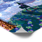 Kleine heks en regen poster (Hoek)