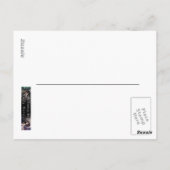 Kleine heks en zwarte kat Halloween Briefkaart (Achterkant)