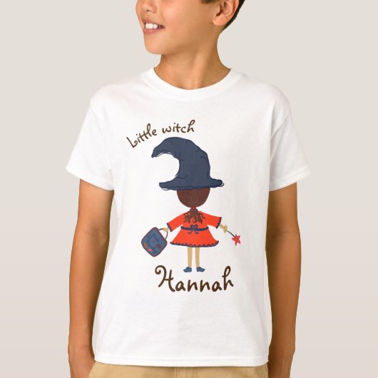 Kleine heks gewoonte t-shirt (Voorkant)