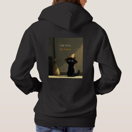 Kleine Heks, Grote Dromen Hoodie (Achterkant)